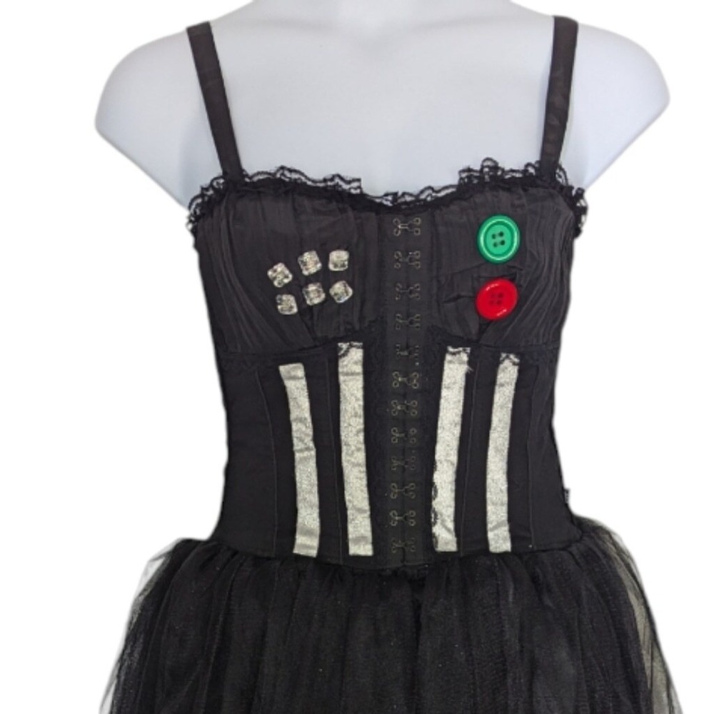Royal Bones by Daang Sexy Corset Bustier Goth Punk Dress Style 101103 Size Large - Picture 3 of 10